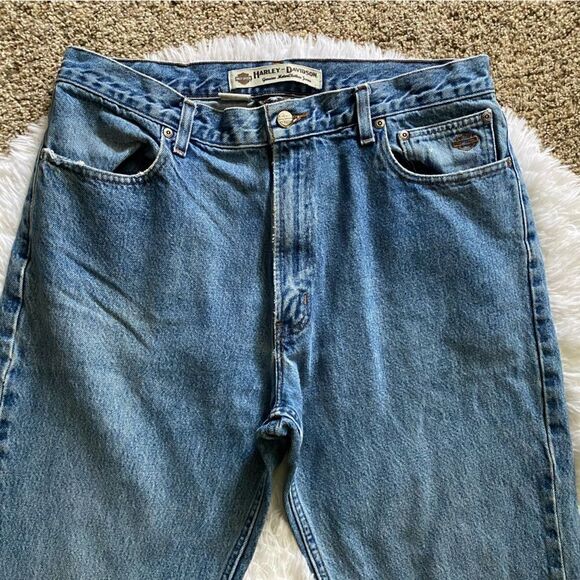 Harley Davidson Jeans Mens Size 36x34 - Picture 3 of 8